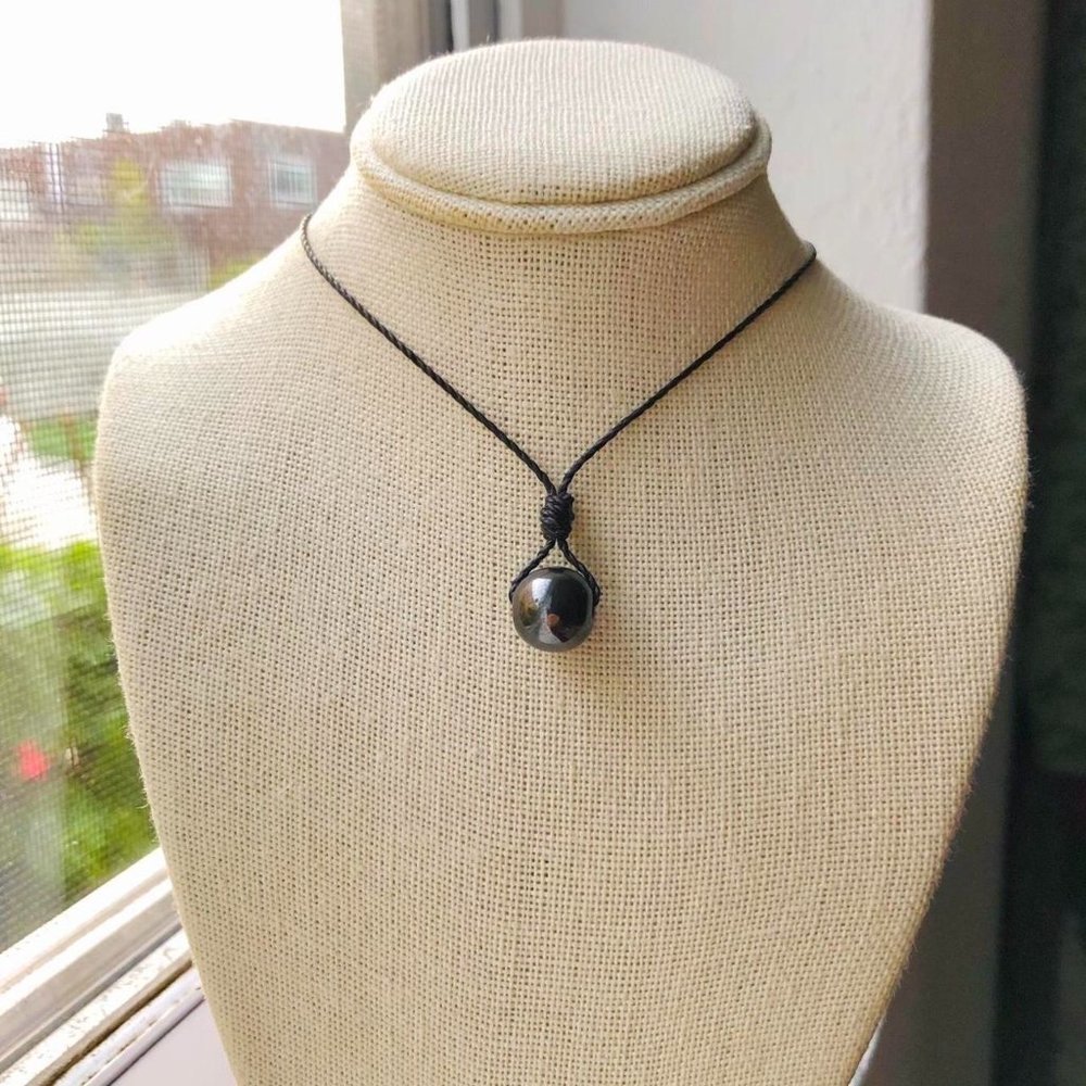 Magnetite (10mm) Sphere Necklace/Choker